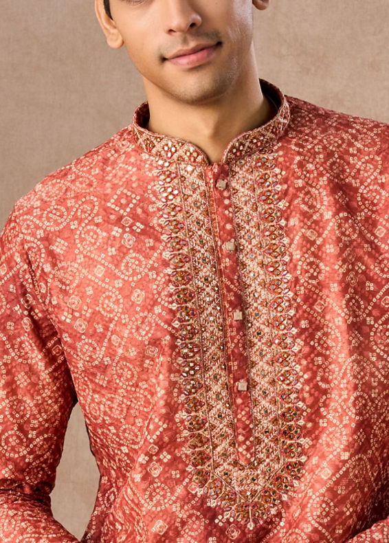 Manyavar Men Rustic Elegance Kurta Pajama