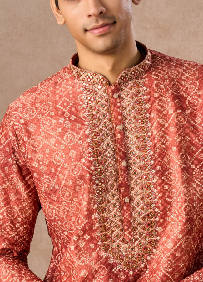 Manyavar Men Rustic Elegance Kurta Pajama