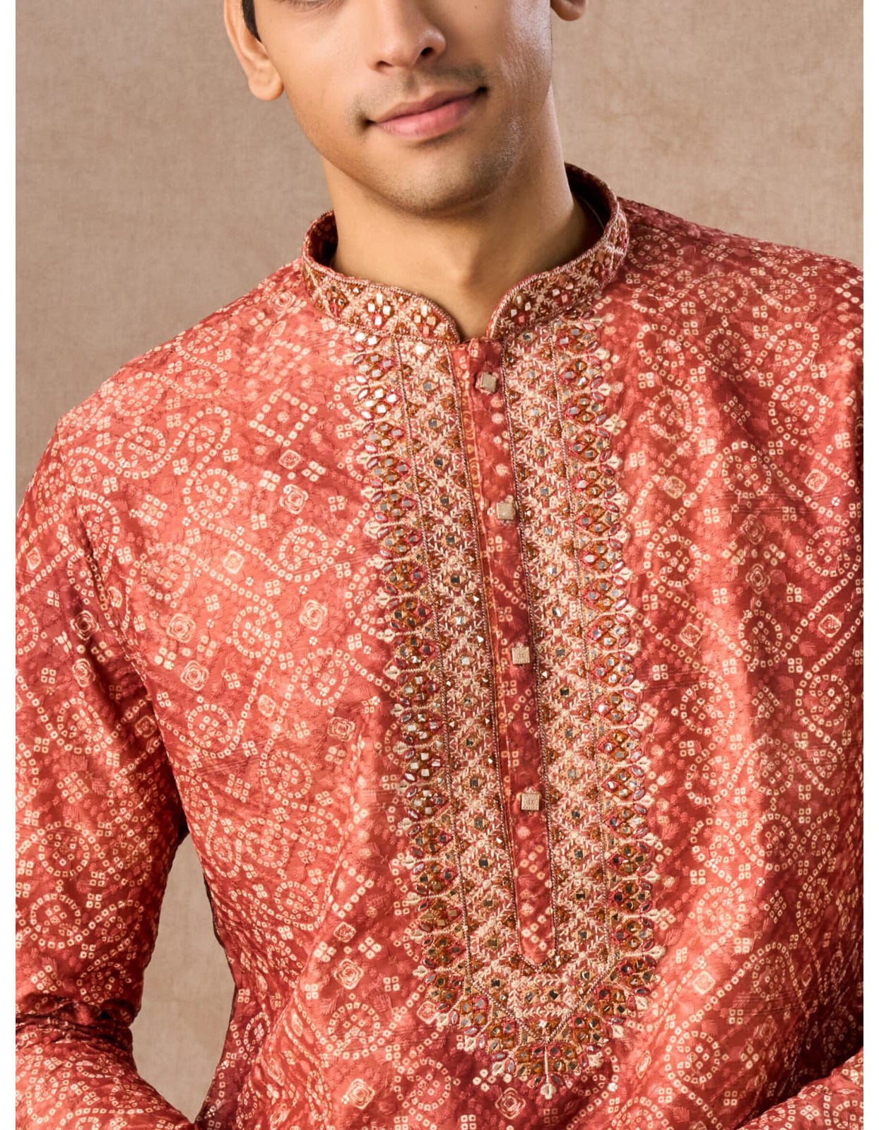 Manyavar Men Rustic Elegance Kurta Pajama