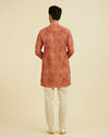 Manyavar Men Rust Radiance Kurta Pajama