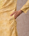 Manyavar Men Radiant Mustard Kurta Pajama Set