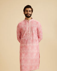 Manyavar Men Cherry Blossom Elegance Kurta Pajama