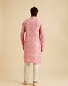 Manyavar Men Cherry Blossom Elegance Kurta Pajama