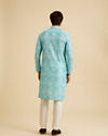 Manyavar Men Light Blue Splendor Kurta Pajama