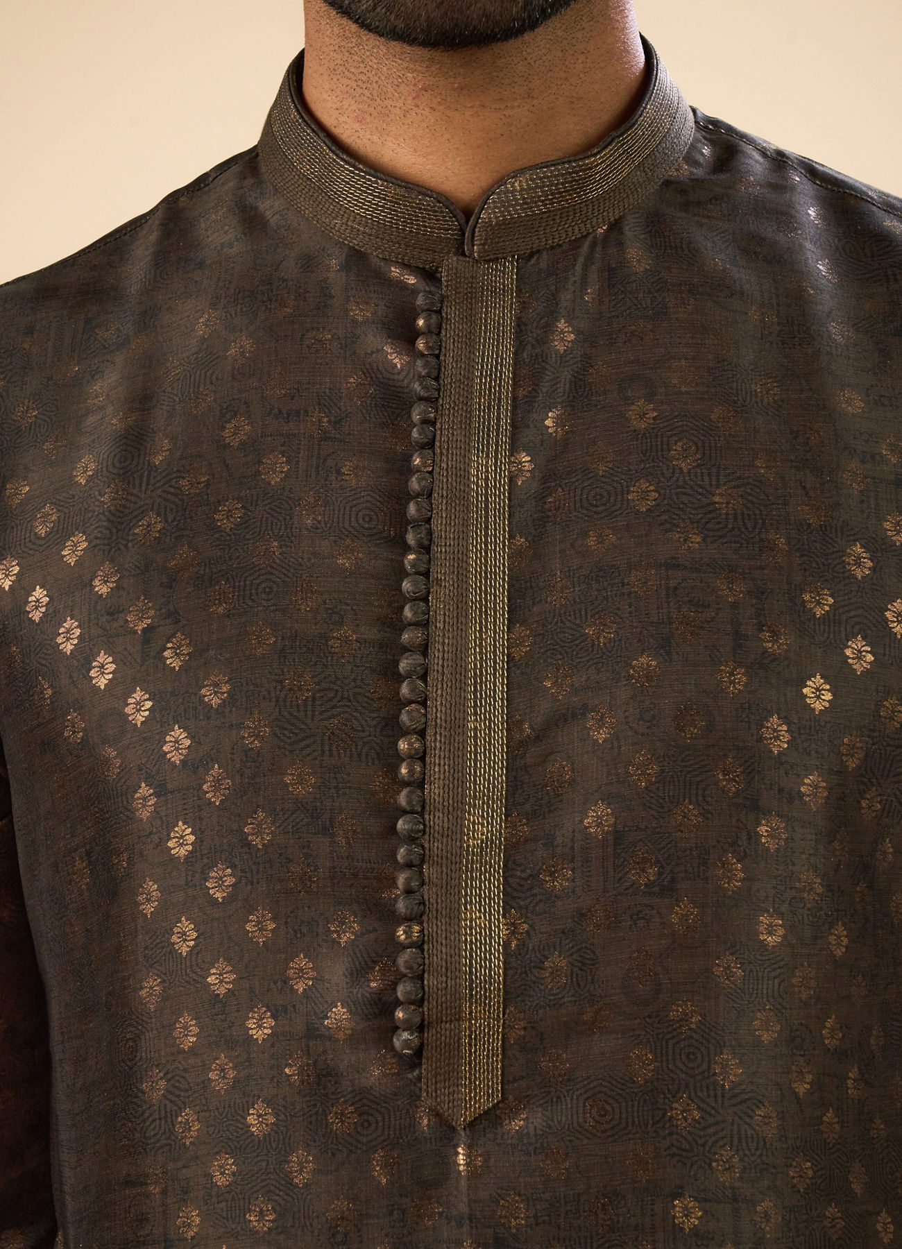 Manyavar Men Emerald Glory Kurta Pajama