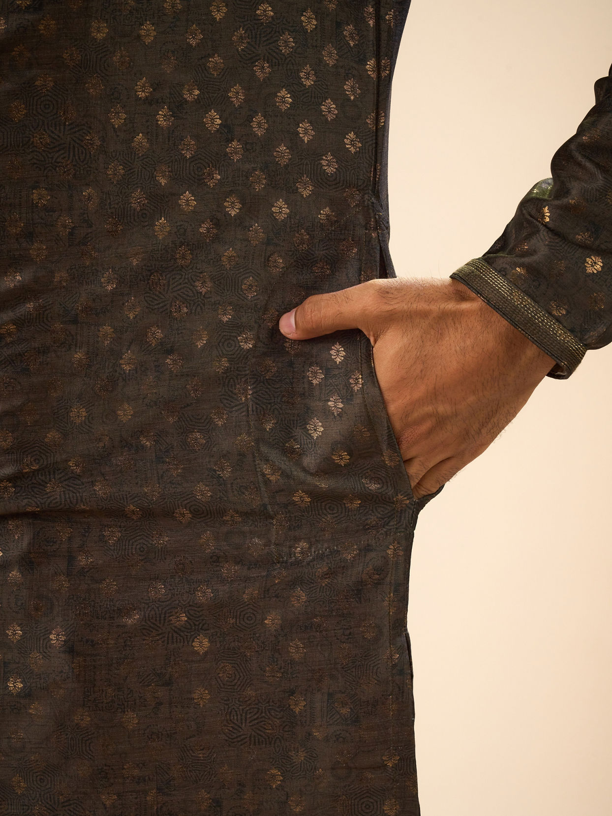 Manyavar Men Emerald Glory Kurta Pajama