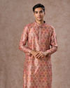 Manyavar Men Beige Classic Kurta Pajama