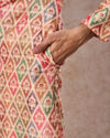 Manyavar Men Elegant Beige Royal Kurta Pajama