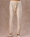 Manyavar Men Elegant Beige Royal Kurta Pajama