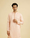 Glowing Pink Satin Kurta Pajama