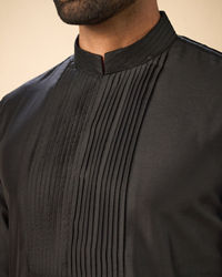 Manyavar Men Black Royal Splendor Kurta Pajama