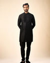 Manyavar Men Black Royal Splendor Kurta Pajama