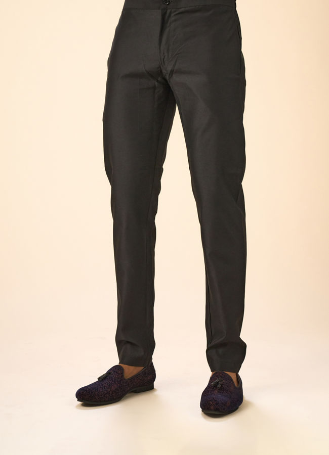 Manyavar Men Black Royal Splendor Kurta Pajama