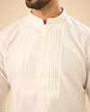 Manyavar Men Radiant Warm White Kurta Pajama