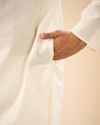 Manyavar Men Radiant Warm White Kurta Pajama