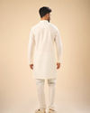 Manyavar Men Radiant Warm White Kurta Pajama