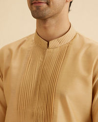 Manyavar Men Fawn Elegance Kurta Pajama