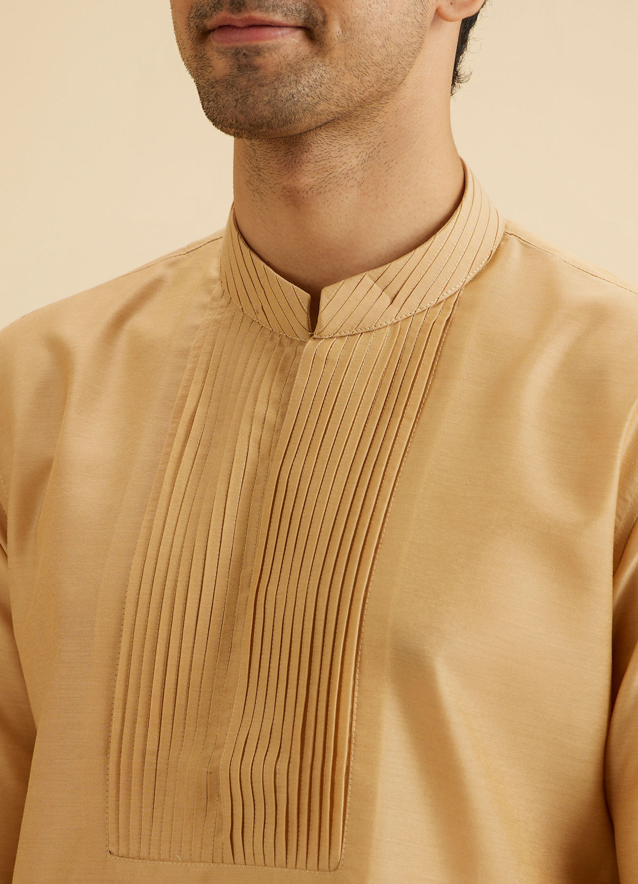 Manyavar Men Fawn Elegance Kurta Pajama