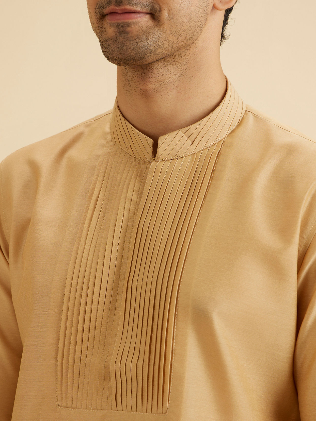 Manyavar Men Fawn Elegance Kurta Pajama
