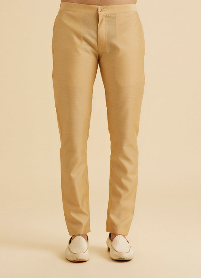 Manyavar Men Fawn Elegance Kurta Pajama