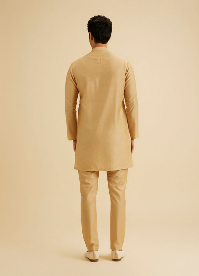 Manyavar Men Fawn Elegance Kurta Pajama