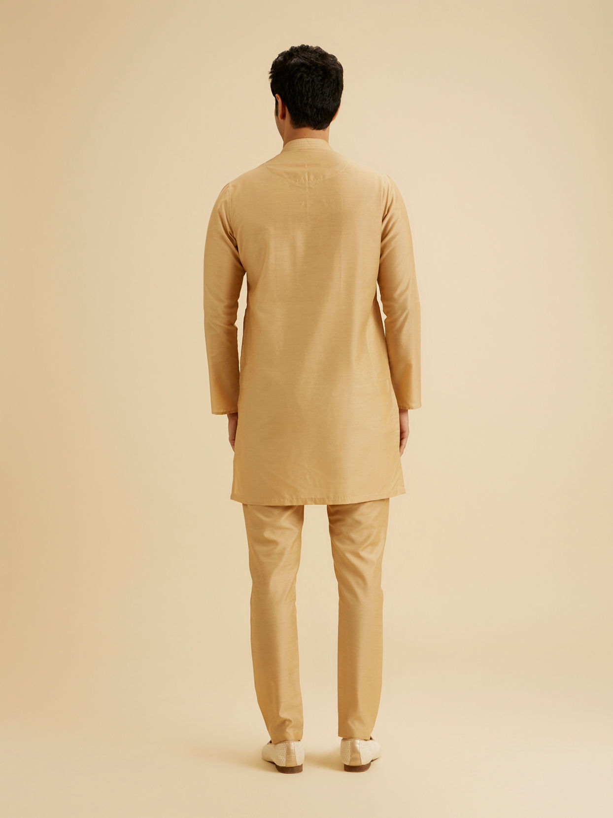 Manyavar Men Fawn Elegance Kurta Pajama
