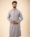 Glittering Grey Kurta Pajama