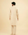 Manyavar Men Beige Elegance Kurta Pajama
