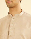 Manyavar Men Beige Extravagance Kurta Pajama