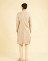 Manyavar Men Beige Extravagance Kurta Pajama
