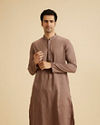 Elegant Brown Kurta Pajama