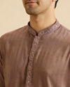 Manyavar Men Elegant Brown Kurta Pajama