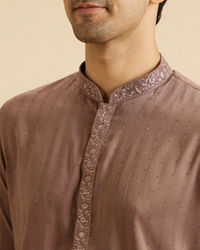 Manyavar Men Elegant Brown Kurta Pajama