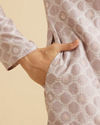 Manyavar Men Lilac Celebration Kurta Pajama