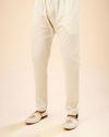 Manyavar Men Cream Splendor Kurta Pajama