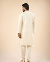 Manyavar Men Cream Splendor Kurta Pajama