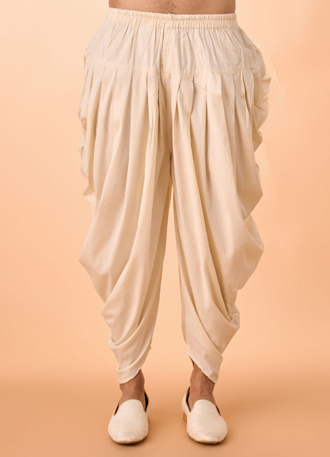 Manyavar Men Radiant Rust Georgette Kurta Pant