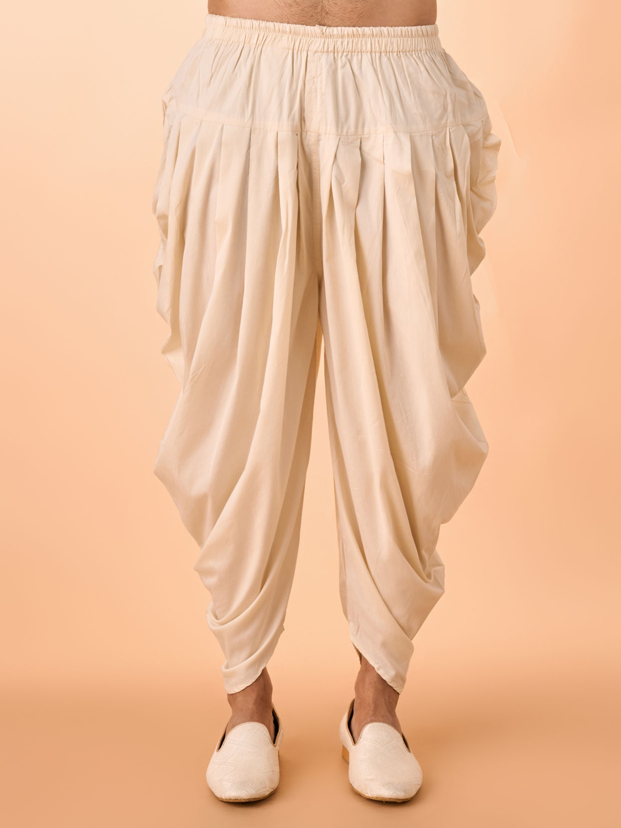 Manyavar Men Radiant Rust Georgette Kurta Pant