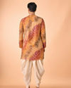 Manyavar Men Radiant Rust Georgette Kurta Pant