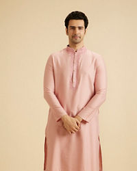Manyavar Men Dusty Pink Radiance Kurta Pajama