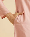 Manyavar Men Dusty Pink Radiance Kurta Pajama