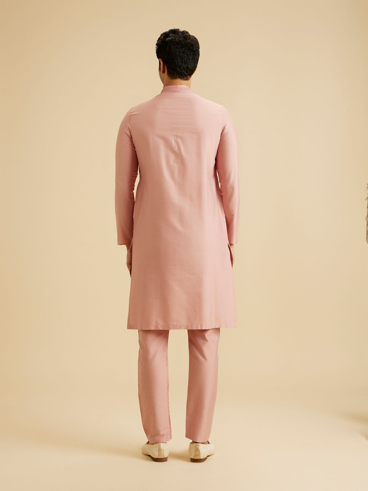 Manyavar Men Dusty Pink Radiance Kurta Pajama