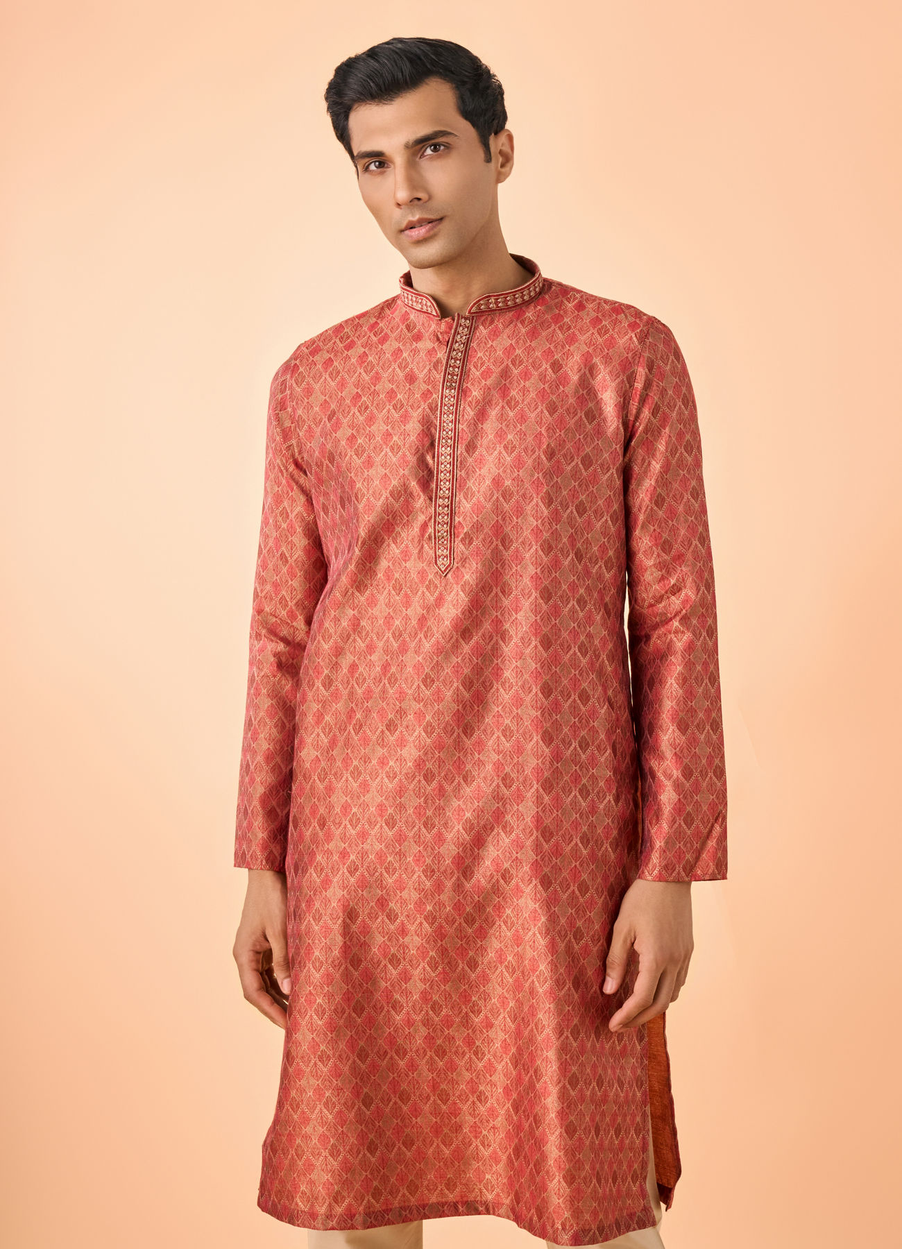 Manyavar Men Rustic Elegance Kurta Pajama