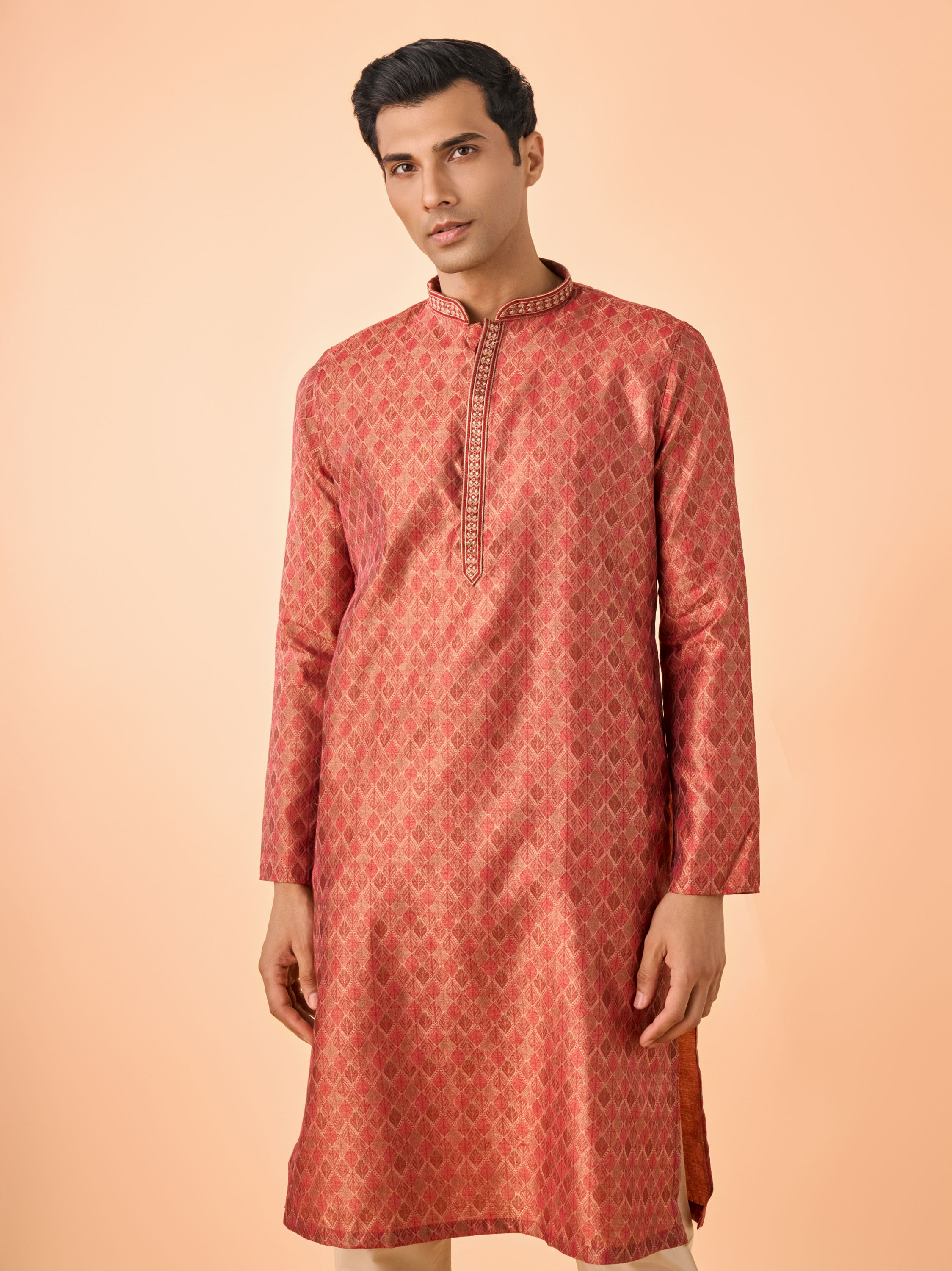 Manyavar Men Rustic Elegance Kurta Pajama