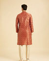 Manyavar Men Elegant Rust Kurta Pajama