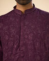 Manyavar Men Enchanting Purple Kurta Pajama