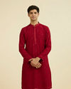 Radiant Red Festive Kurta Set
