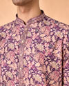 Manyavar Men Graceful Purple Kurta Pajama