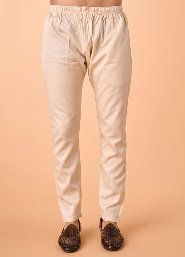 Manyavar Men Graceful Purple Kurta Pajama