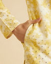 Manyavar Men Sunlit Yellow Kurta Pajama